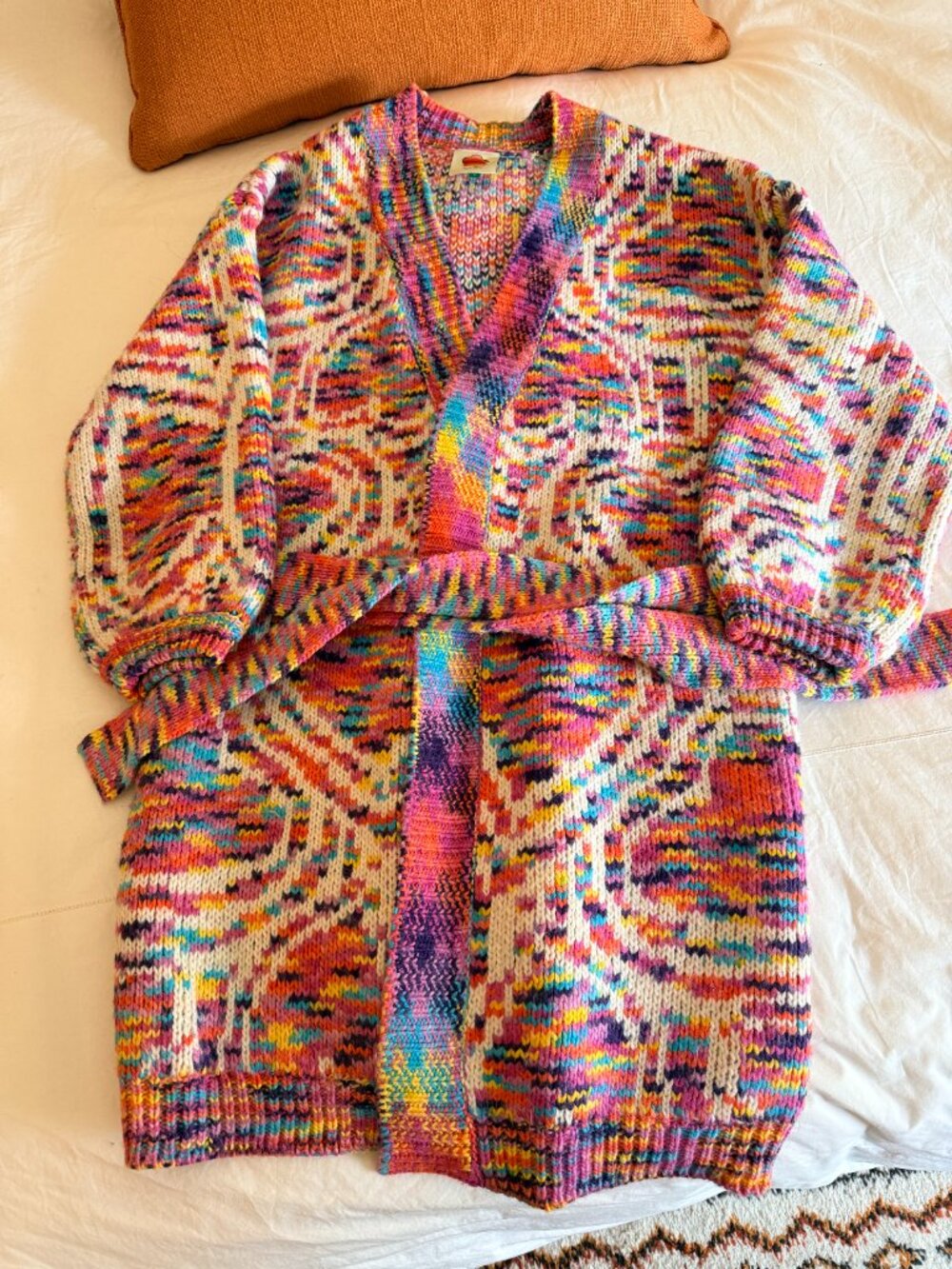 Farm Rio Multicolored Wild Hearts Cardigan - Picture 5 of 16